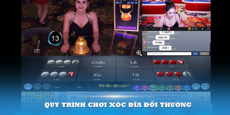 Quy trình chơi xóc đĩa đổi thưởng tại nhà cái uy tín